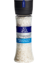 All Natural Raw Sea Salt Grinder